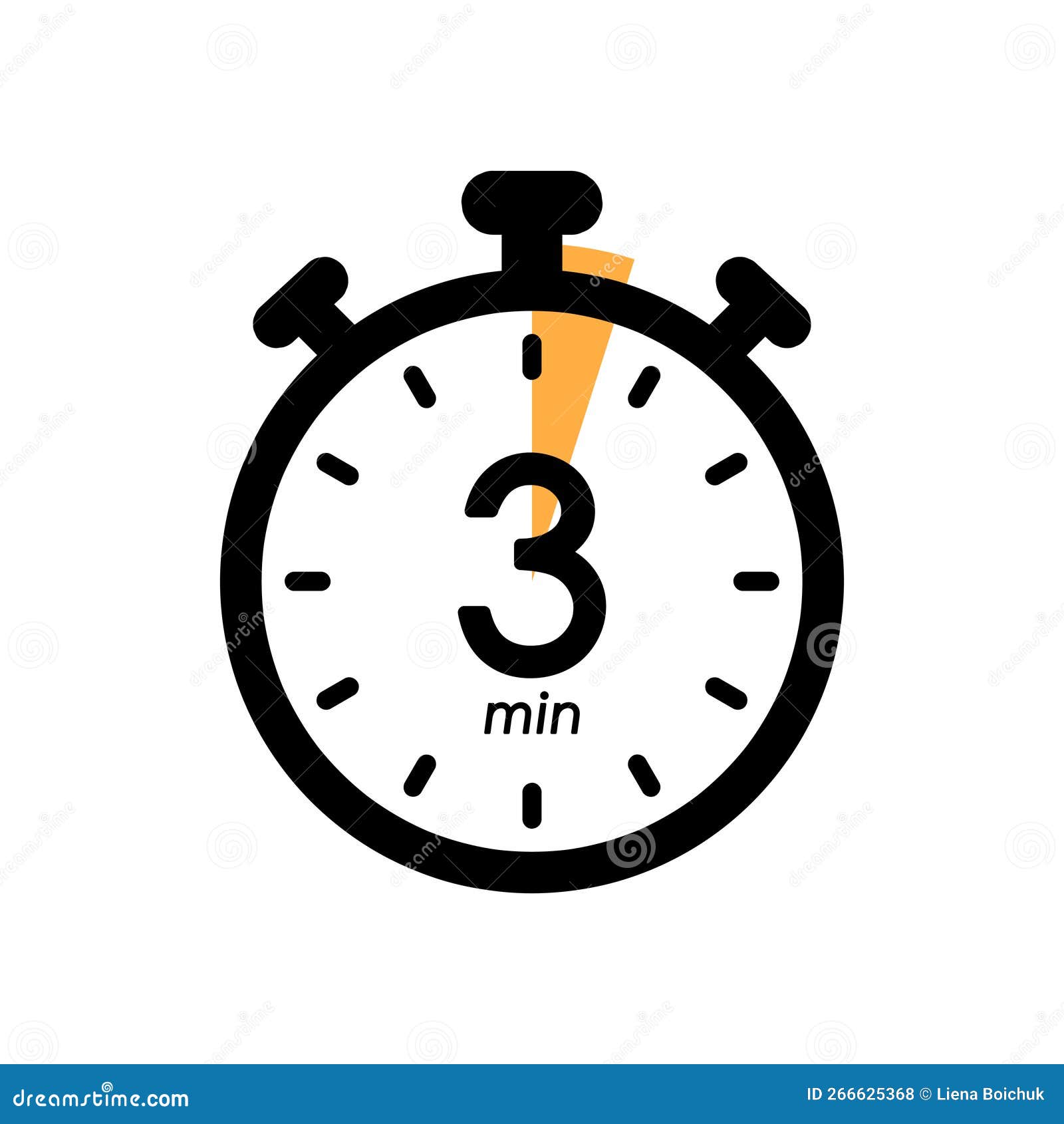 Use up time limit on stopwatch stop Royalty Free Vector