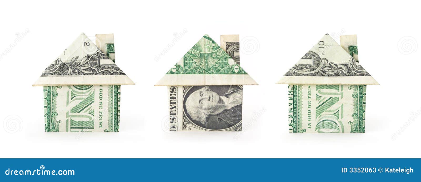 Verwonderlijk Three Money Houses stock image. Image of background, american RK-25