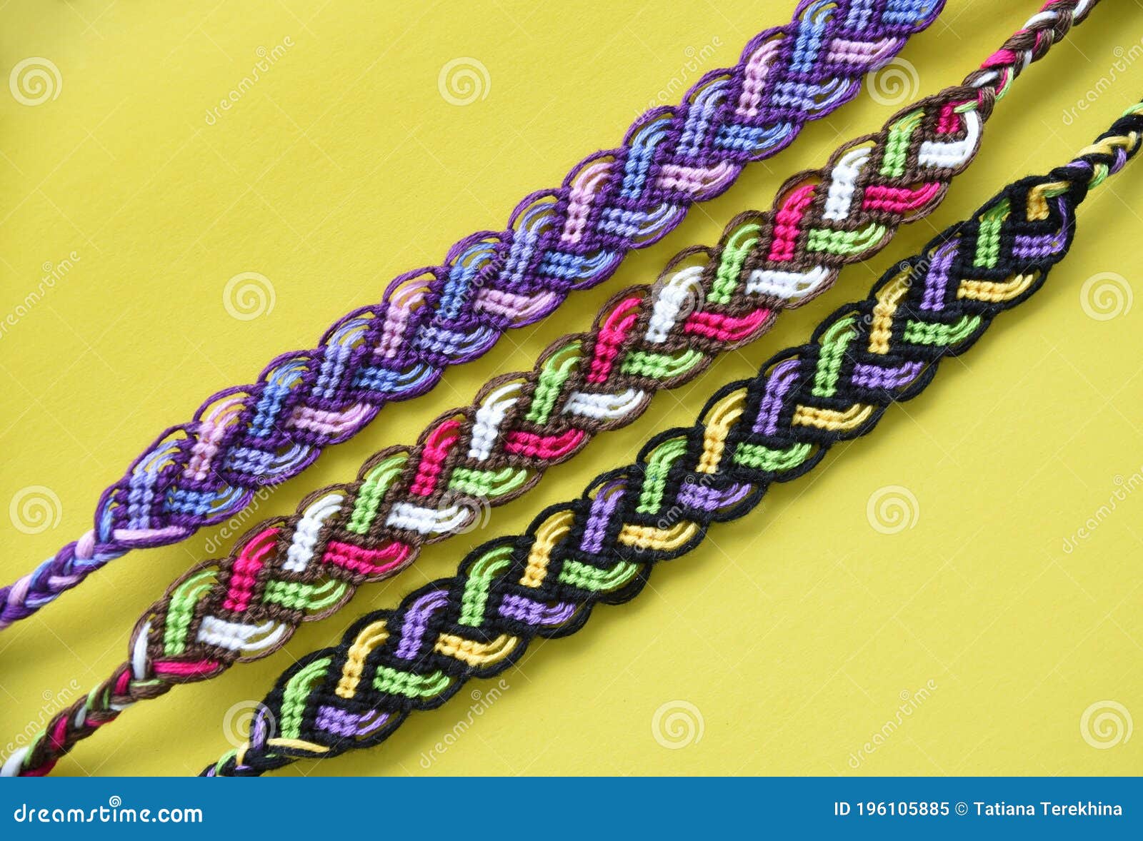 Accessorize pack of three friendship bracelets in brights | ASOS