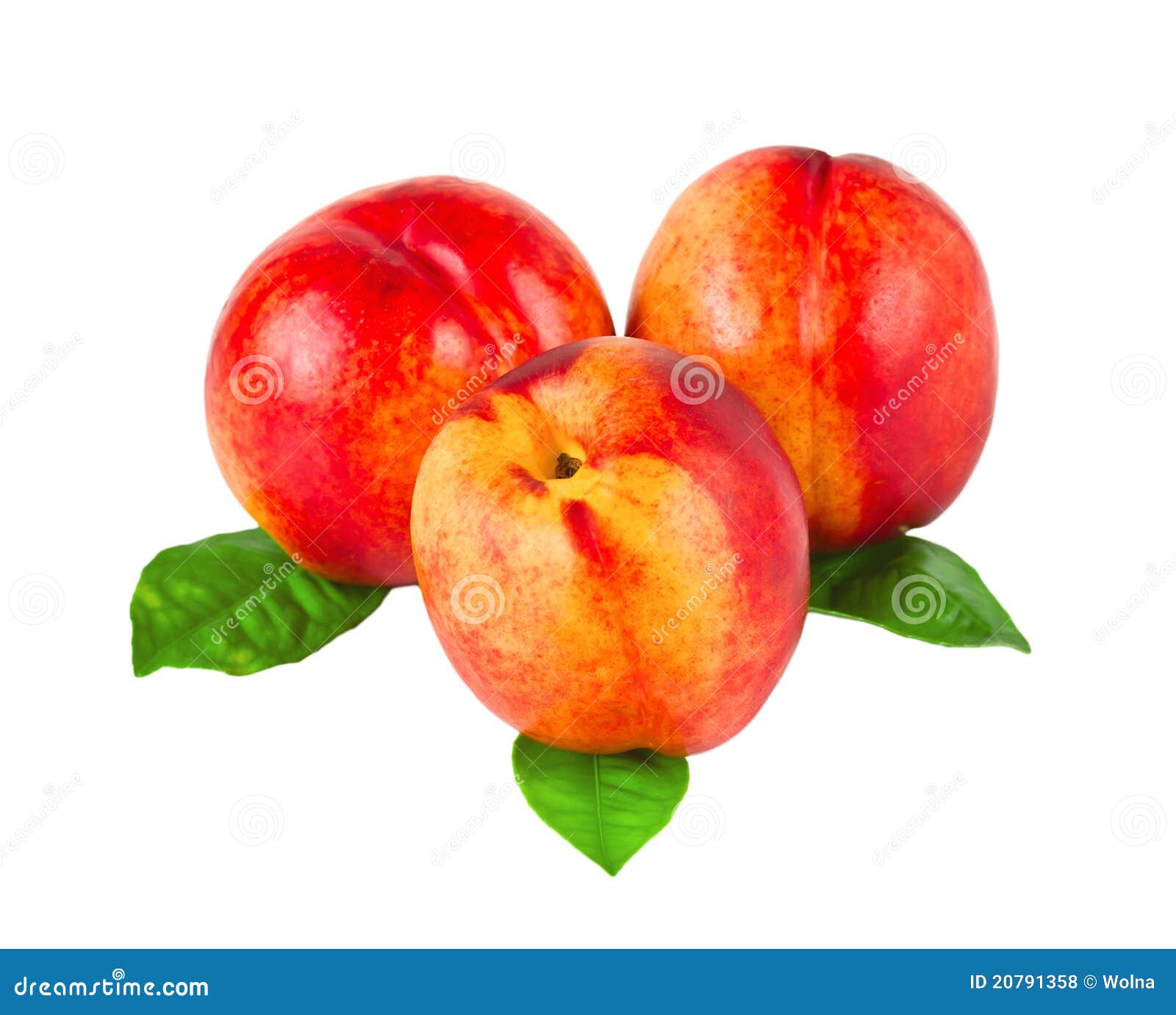 Three nectarines stock photo. Image of peach, juicy, nektarine 20791358