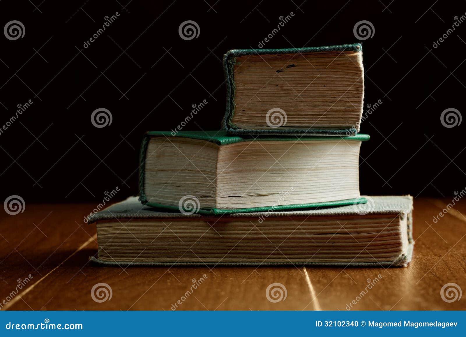 3 Old Books Stacked on Each Other Graphic by Mint Pixels