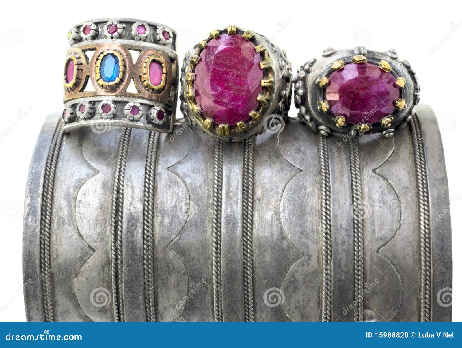 three ottoman rings.