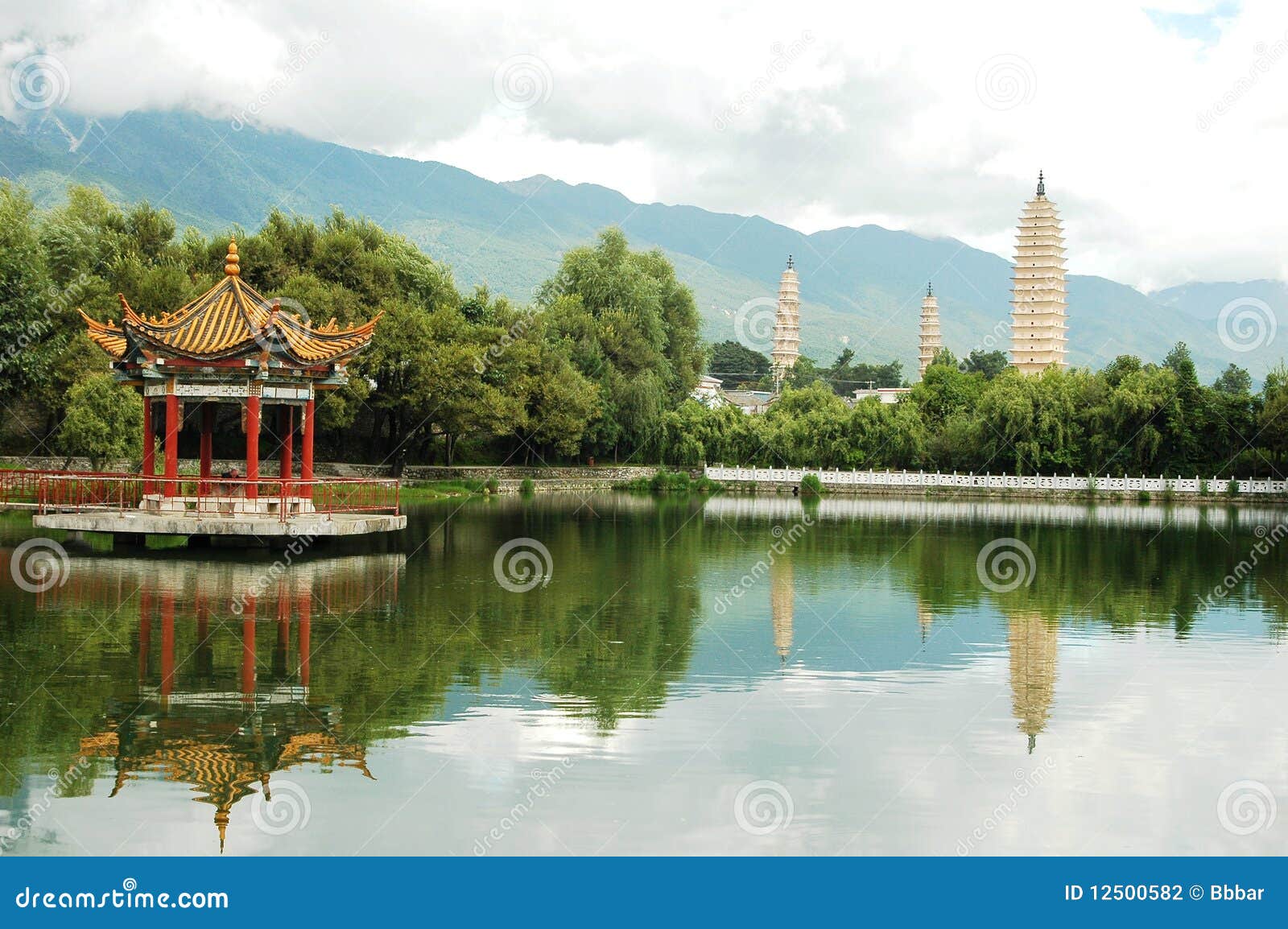 three pagodas in dali