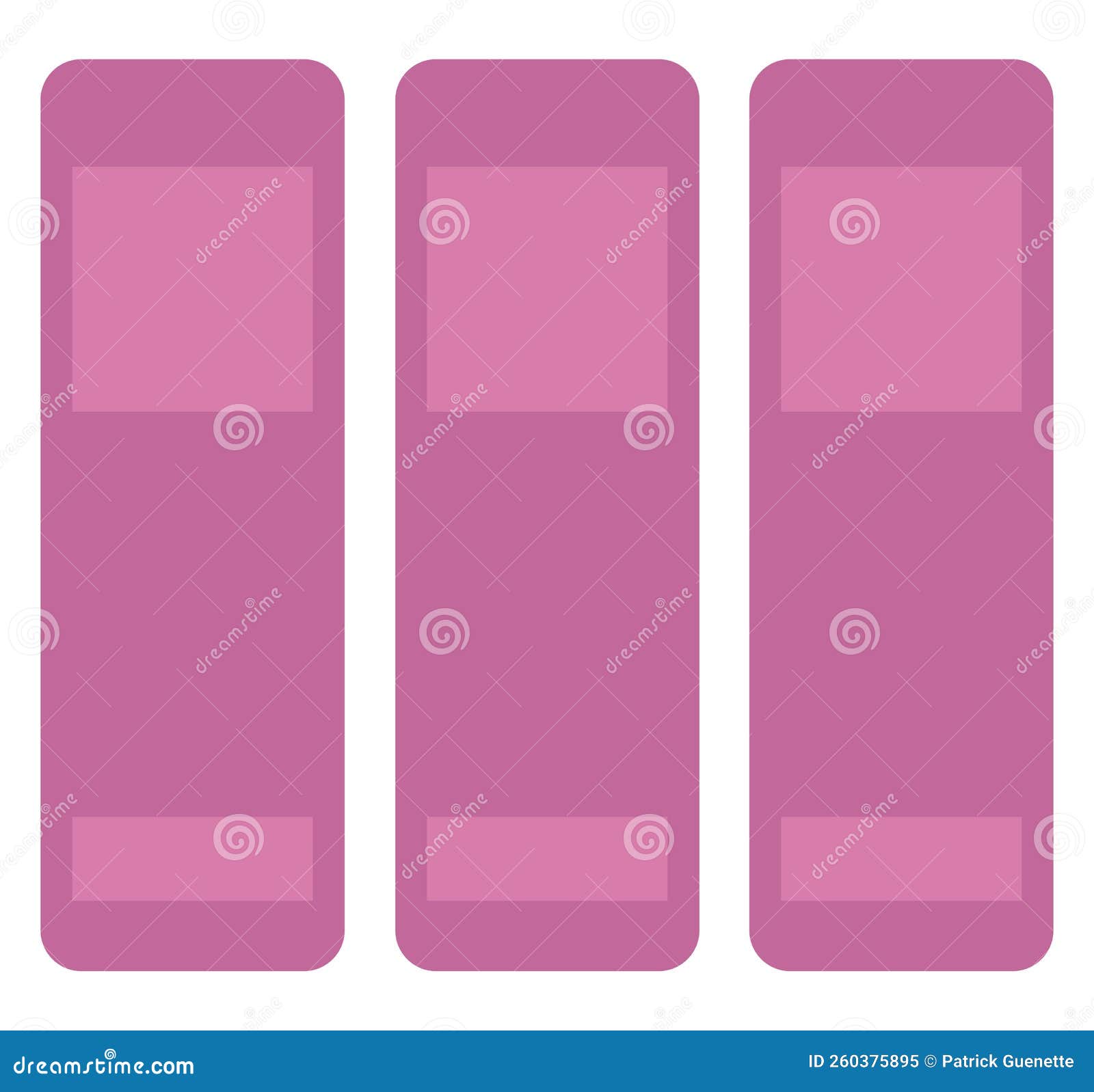 Three pink books, icon stock vector. Illustration of colorful 260375895