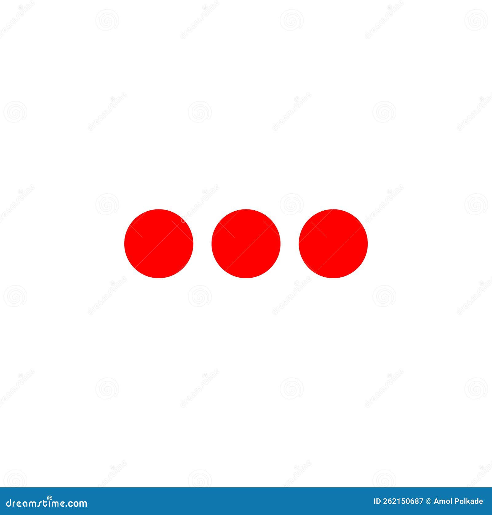 Three Red Dots On Same Line Vector 3 Red Dots Stock Vector three-red-dots-on-same-line-vector-3-red-dots-stock-vector