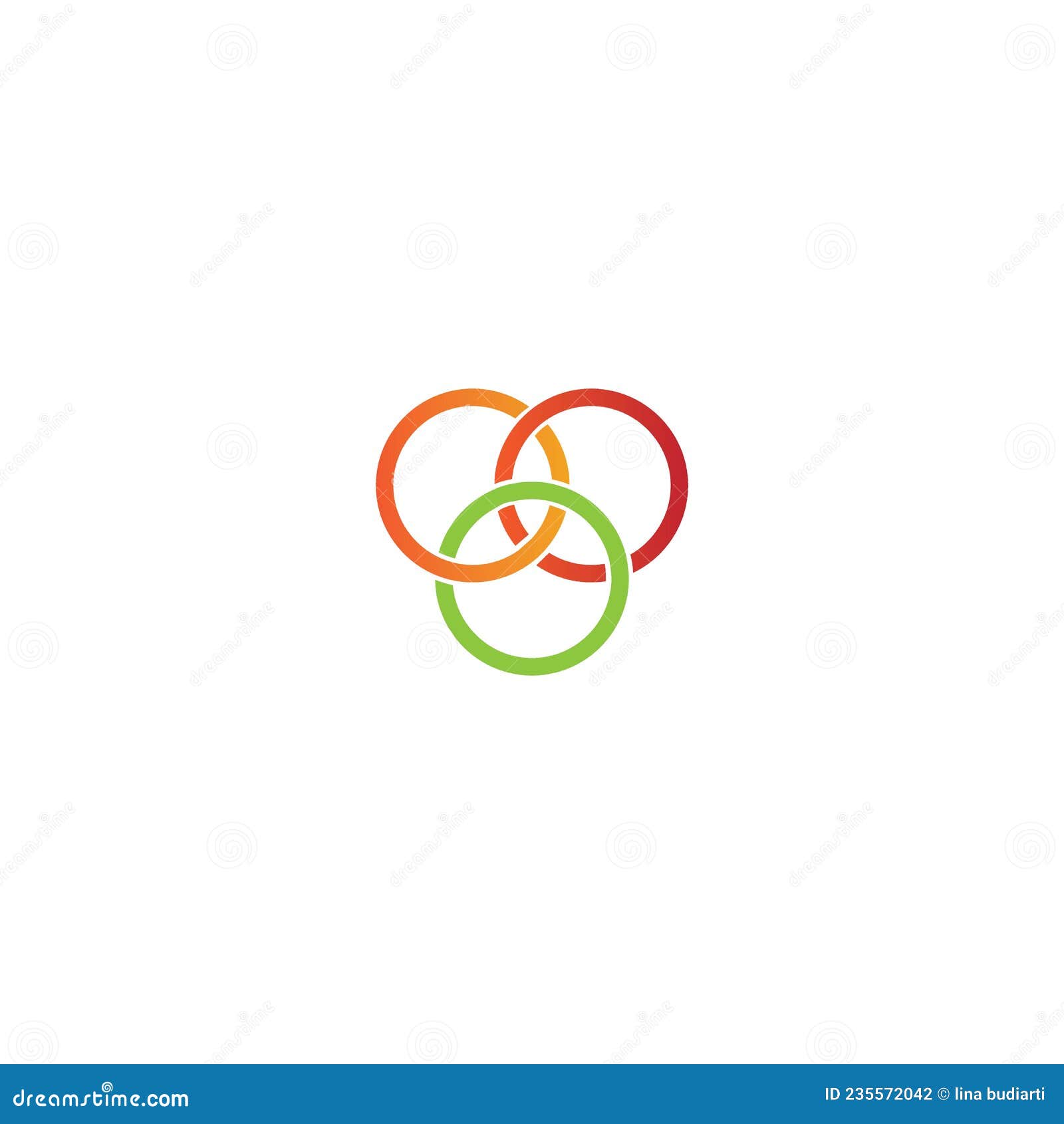 New Three Rings Logo Cartoon Vector 235768135