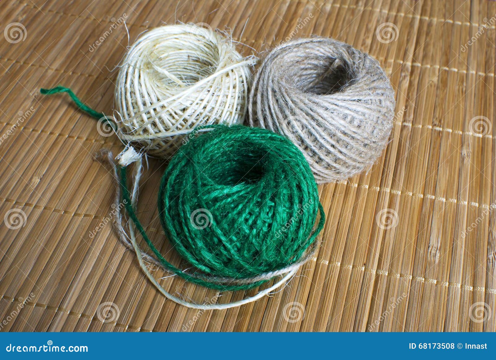 Three Rolls of Garden Twine Stock Photo Image of twisted, tied 68173508
