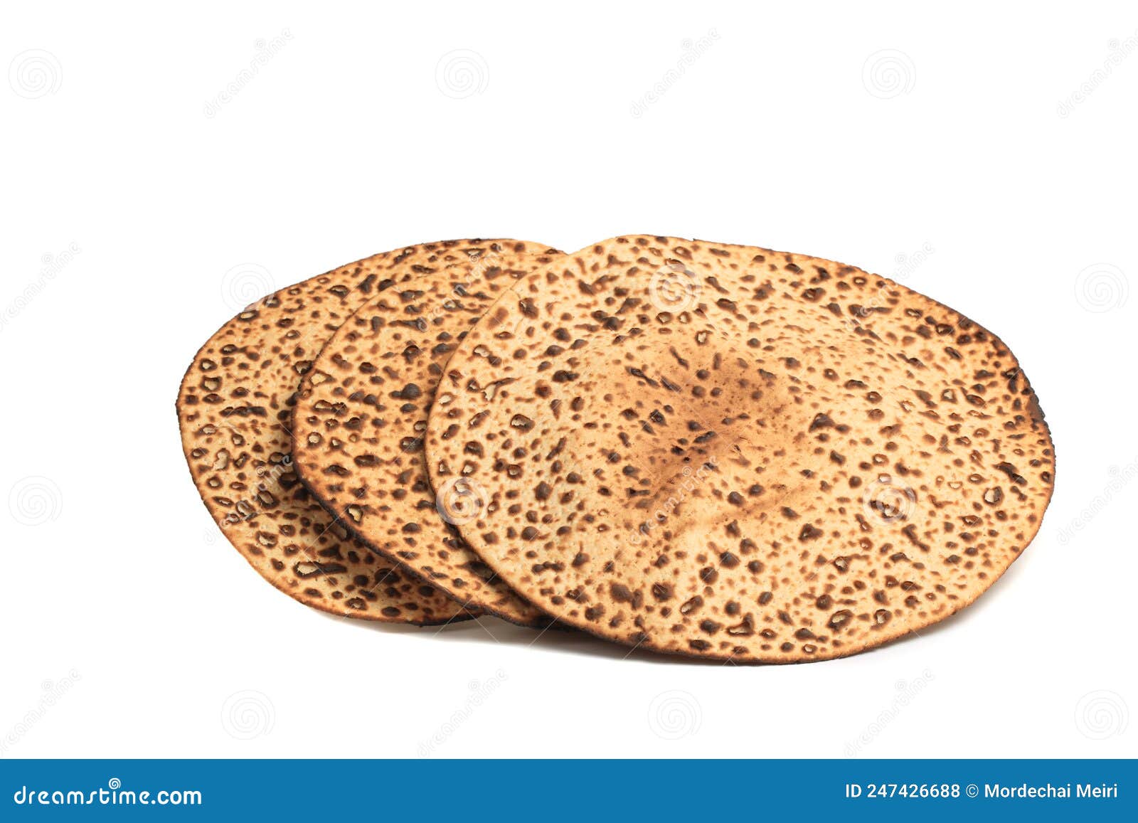 Passover Matzo Sheet And Haggadah Stock Photography