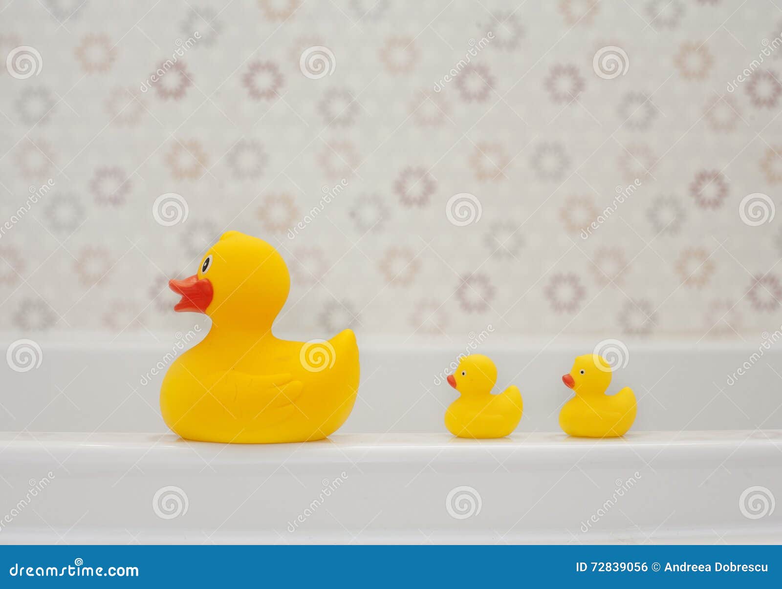 Three rubber ducks stock photo. Image of three, duck 72839056