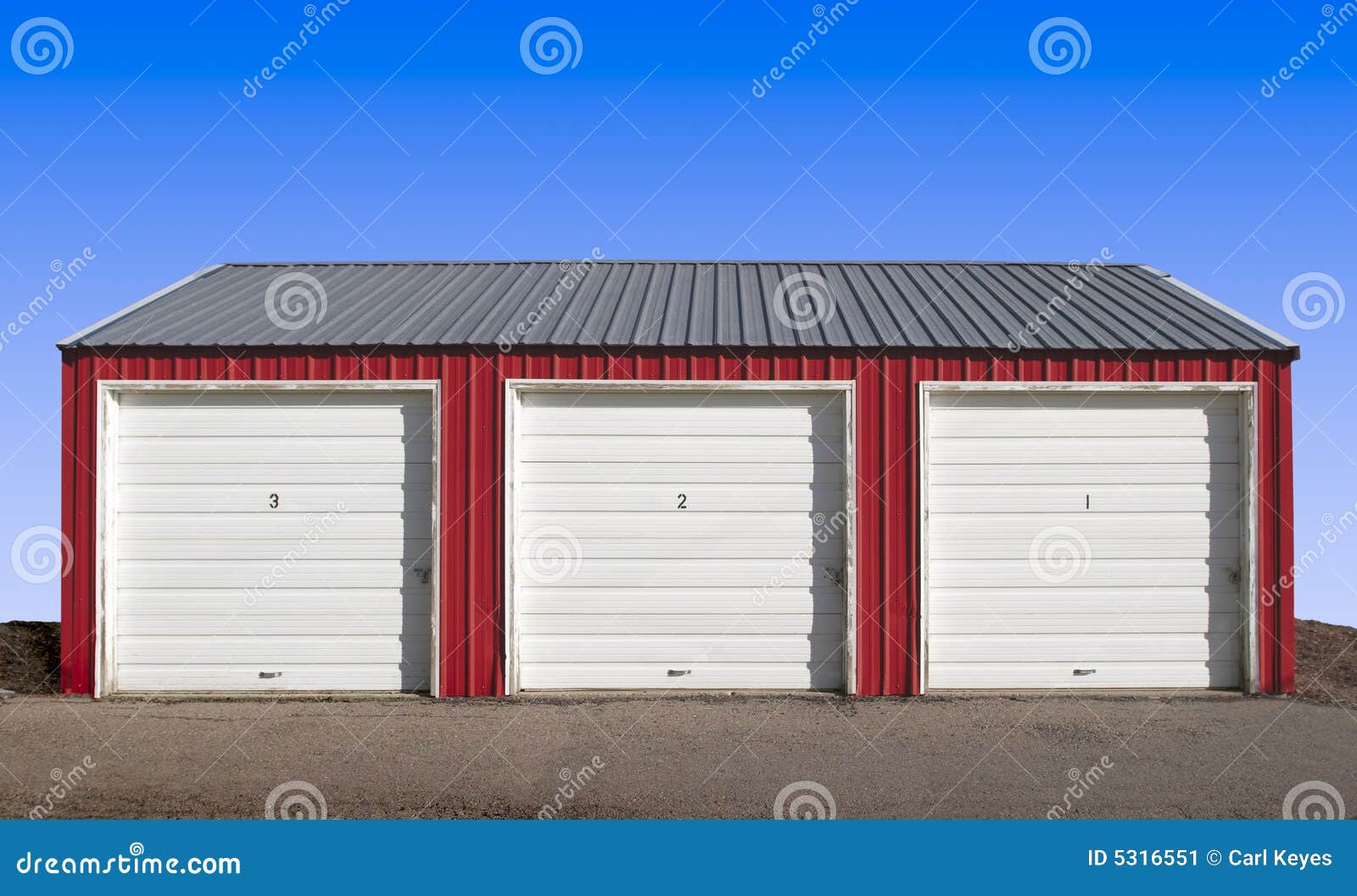 Three Storage Locker Doors stock image. Image of lockers 5316551