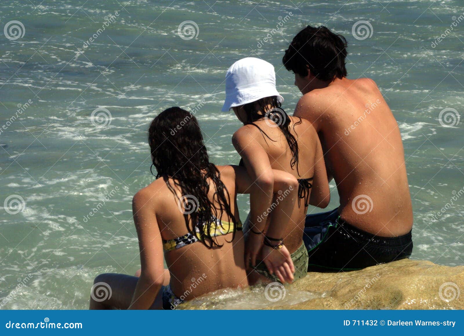Royalty Free Three Teens With 28