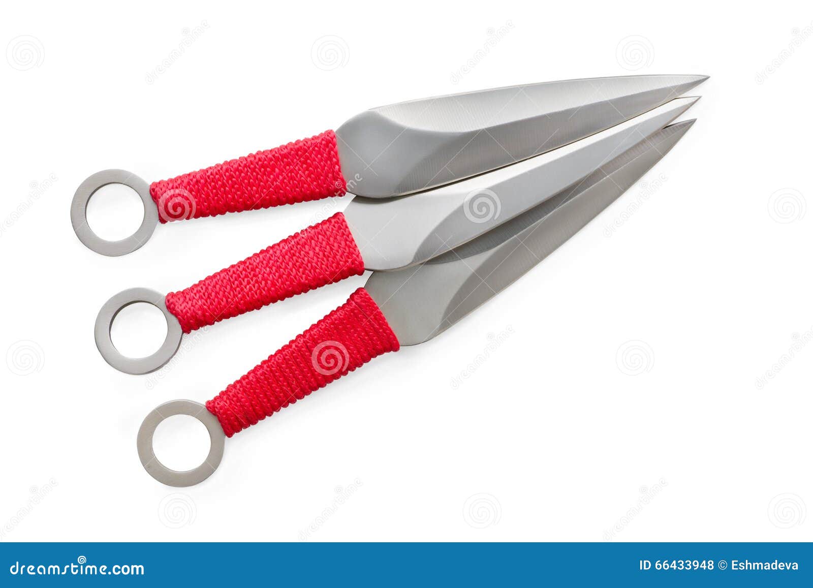 Three throwing knives stock photo. Image of stainless 66433948