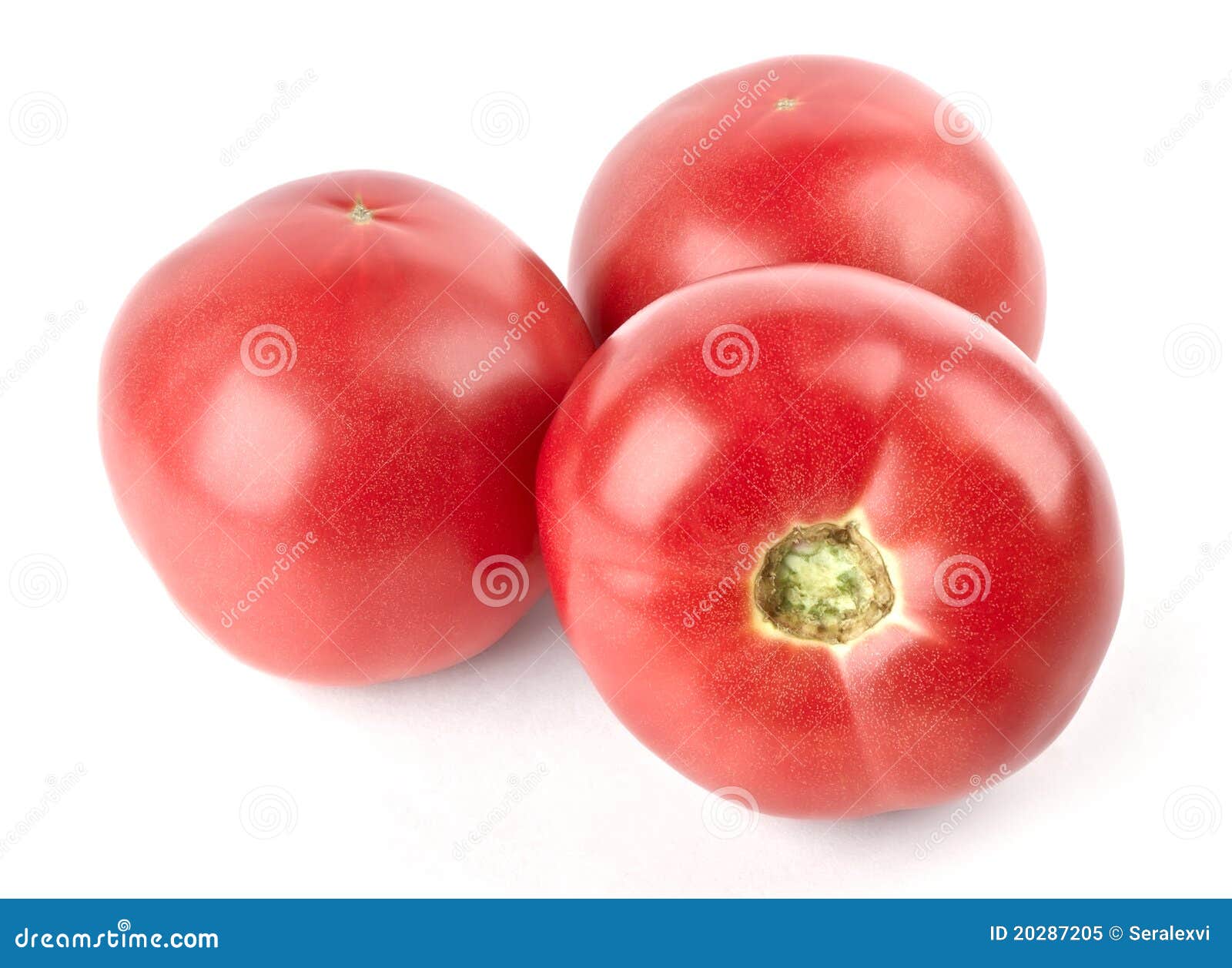 Three tomatoes stock image. Image of diet, nature, background 20287205