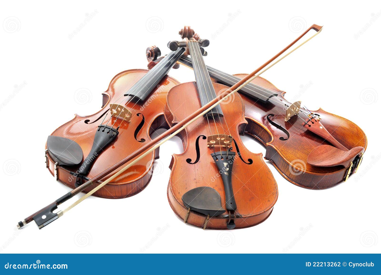 Three violins stock photo. Image of viola, studio, wood 22213262