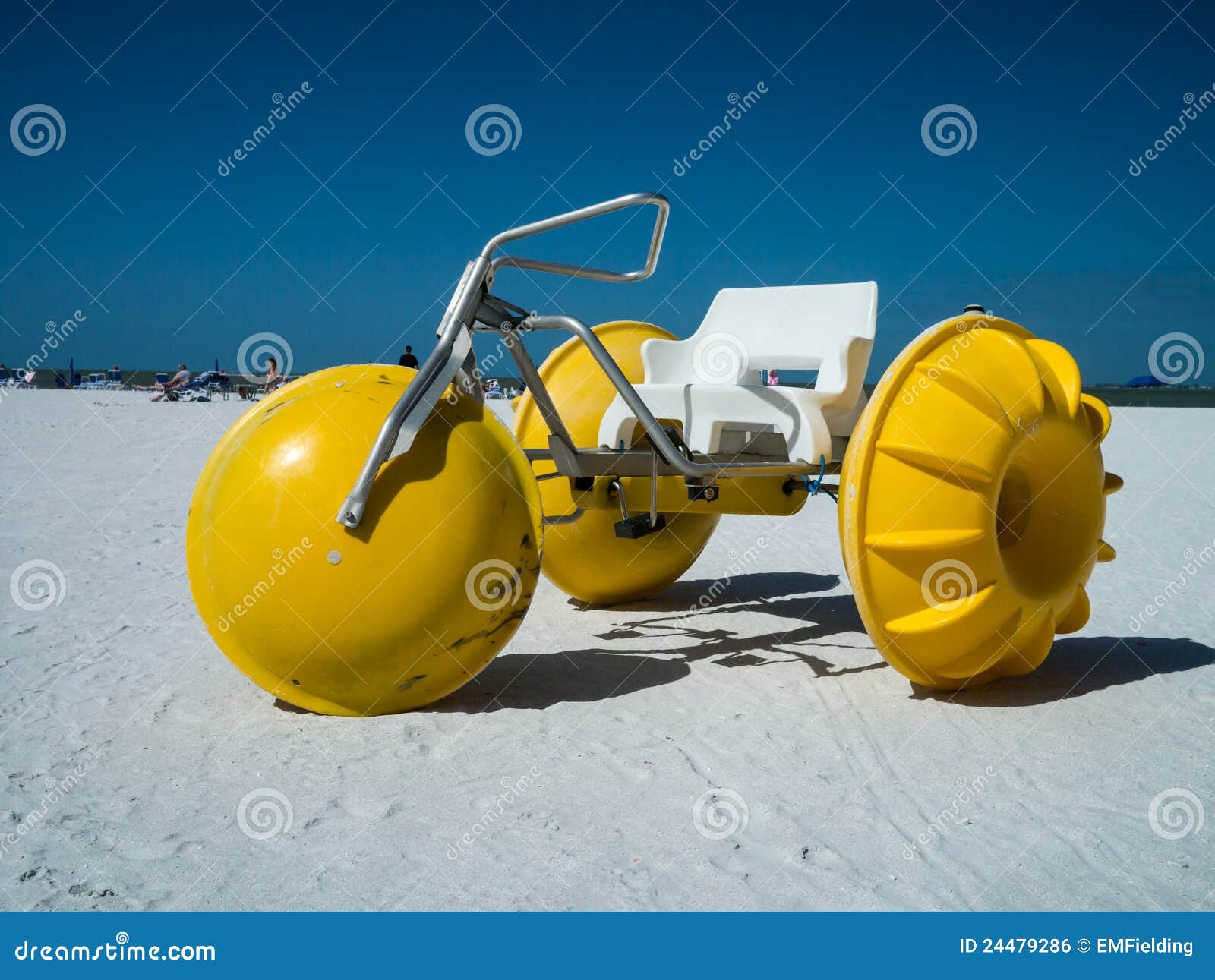 Three Wheeled Paddle Or Petal Boat For Rent Royalty Free ...