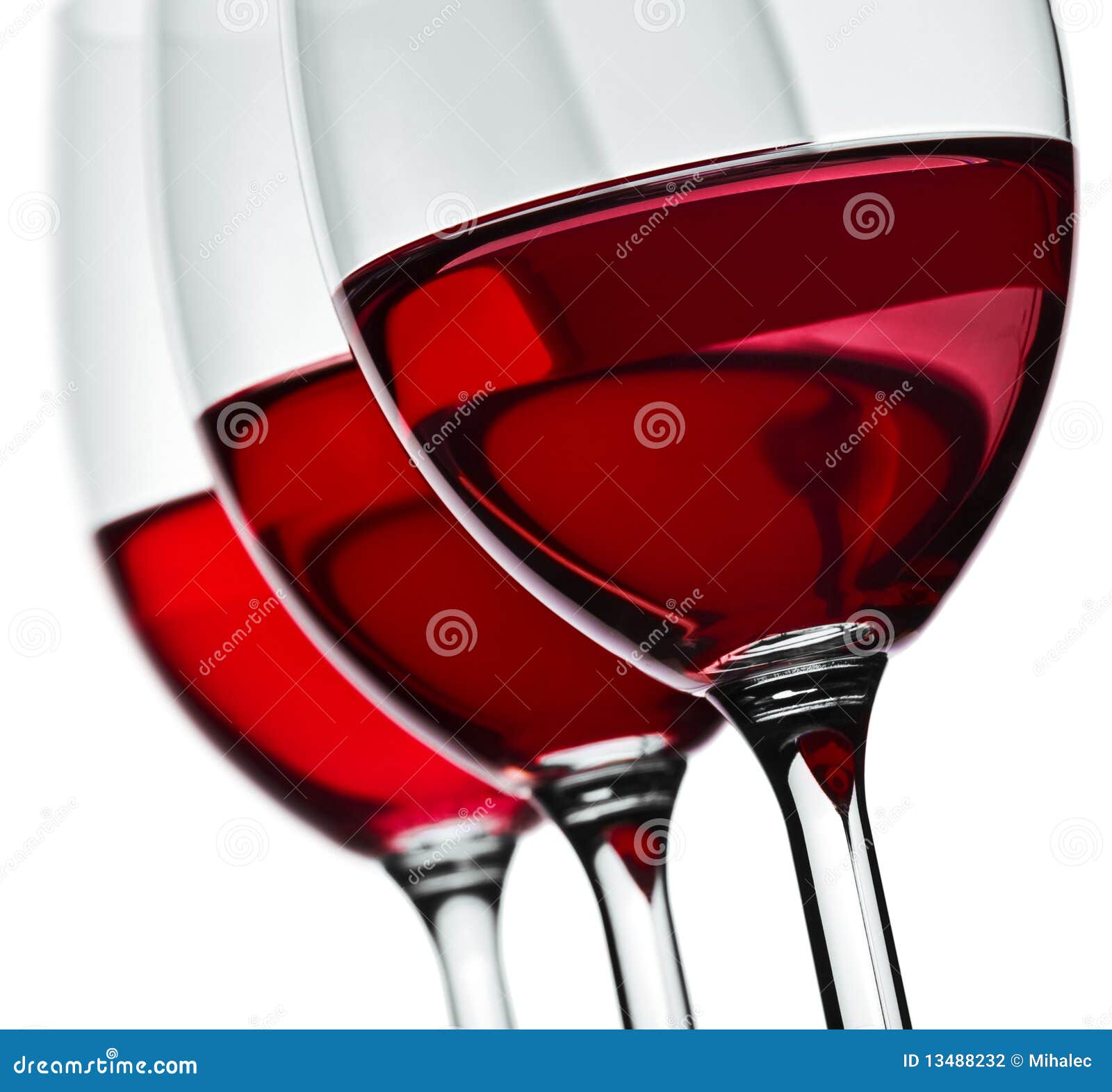 Three wine glasses stock photo. Image of alcoholic, selection 13488232