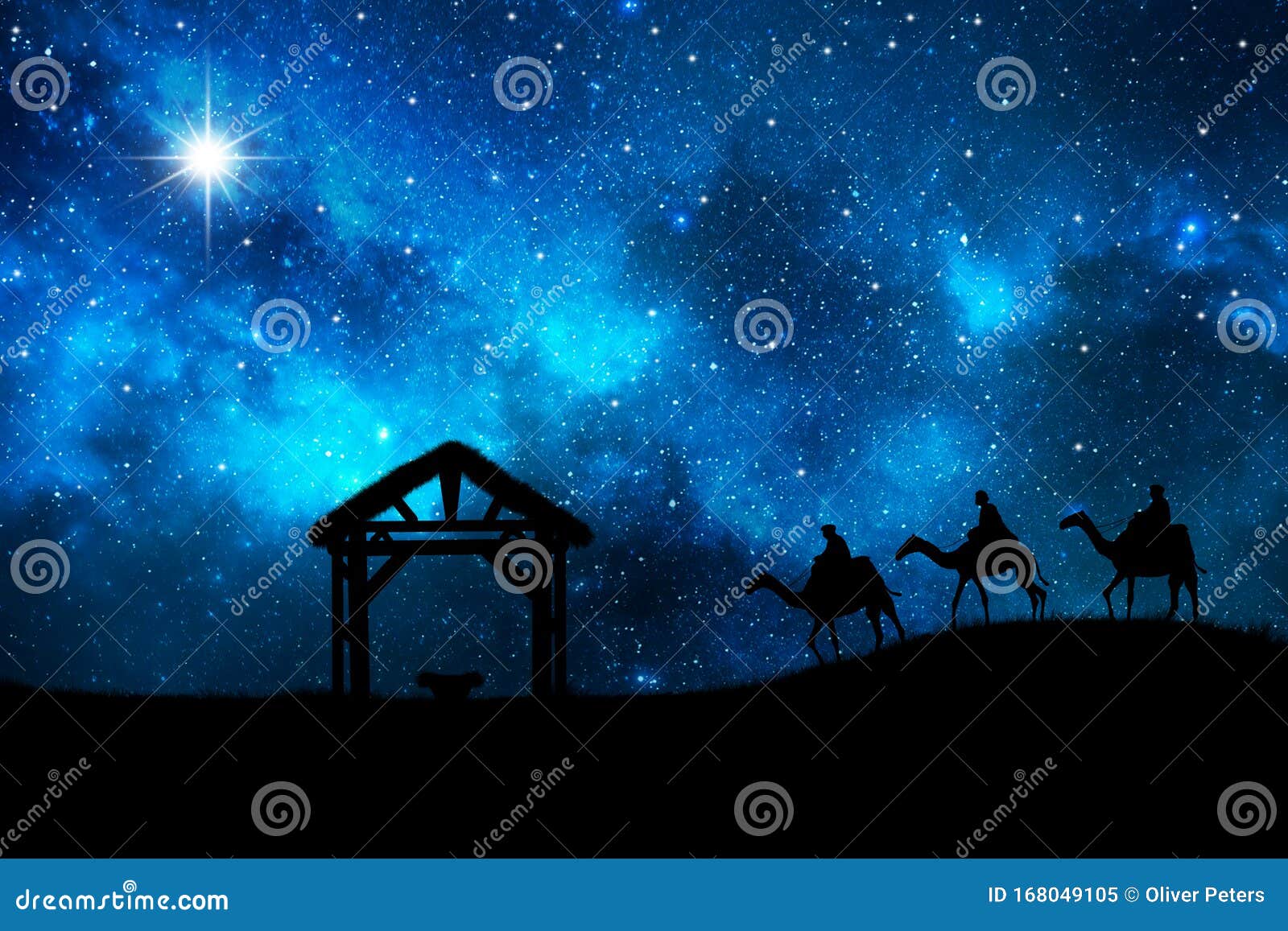 three wise men go for the star of bethlehem