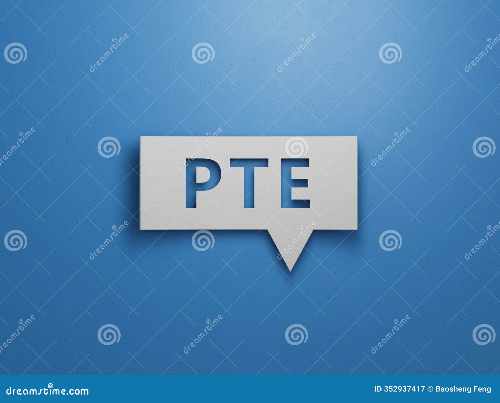 three wooden blocks with the letters pte.