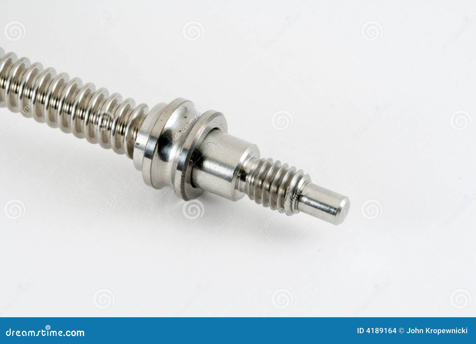 Three Worm Gears on One Rod Stock Photo Image of complexity, machine