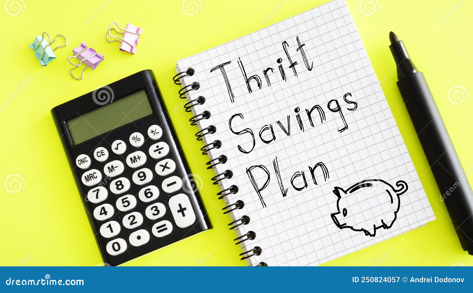 thrift savings plan tsp is shown using the text