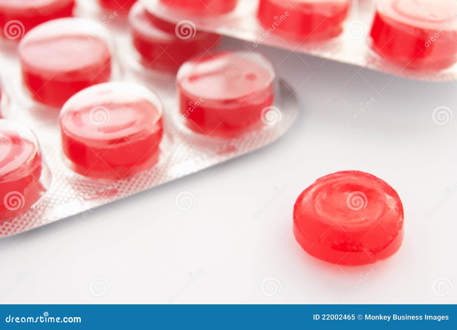 Throat lozenges close up stock image. Image of cough 22002465