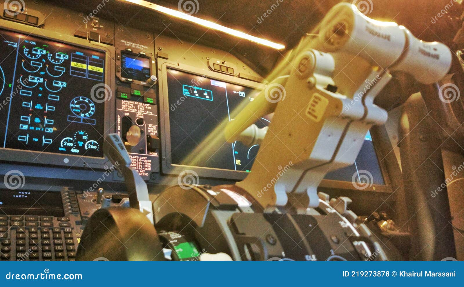 Throttle Quadrant Boeing 737 Stock Photo Image of aircraft, throttle