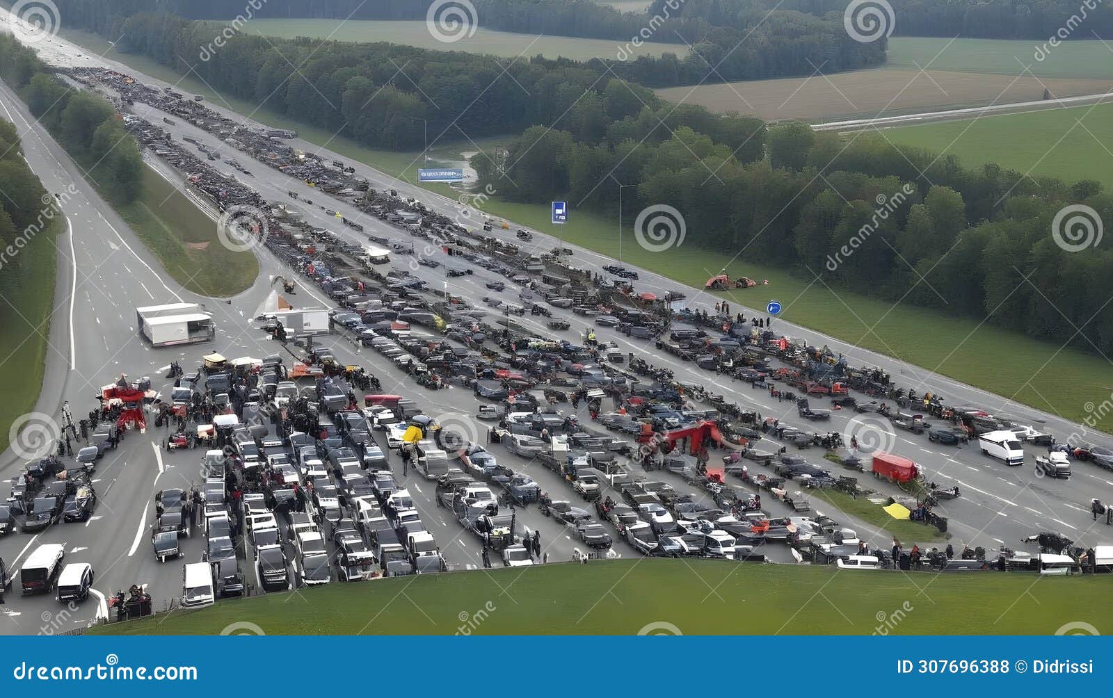 throughout the nationwide farmer protests in germany, access roads to the motorway were blocked.