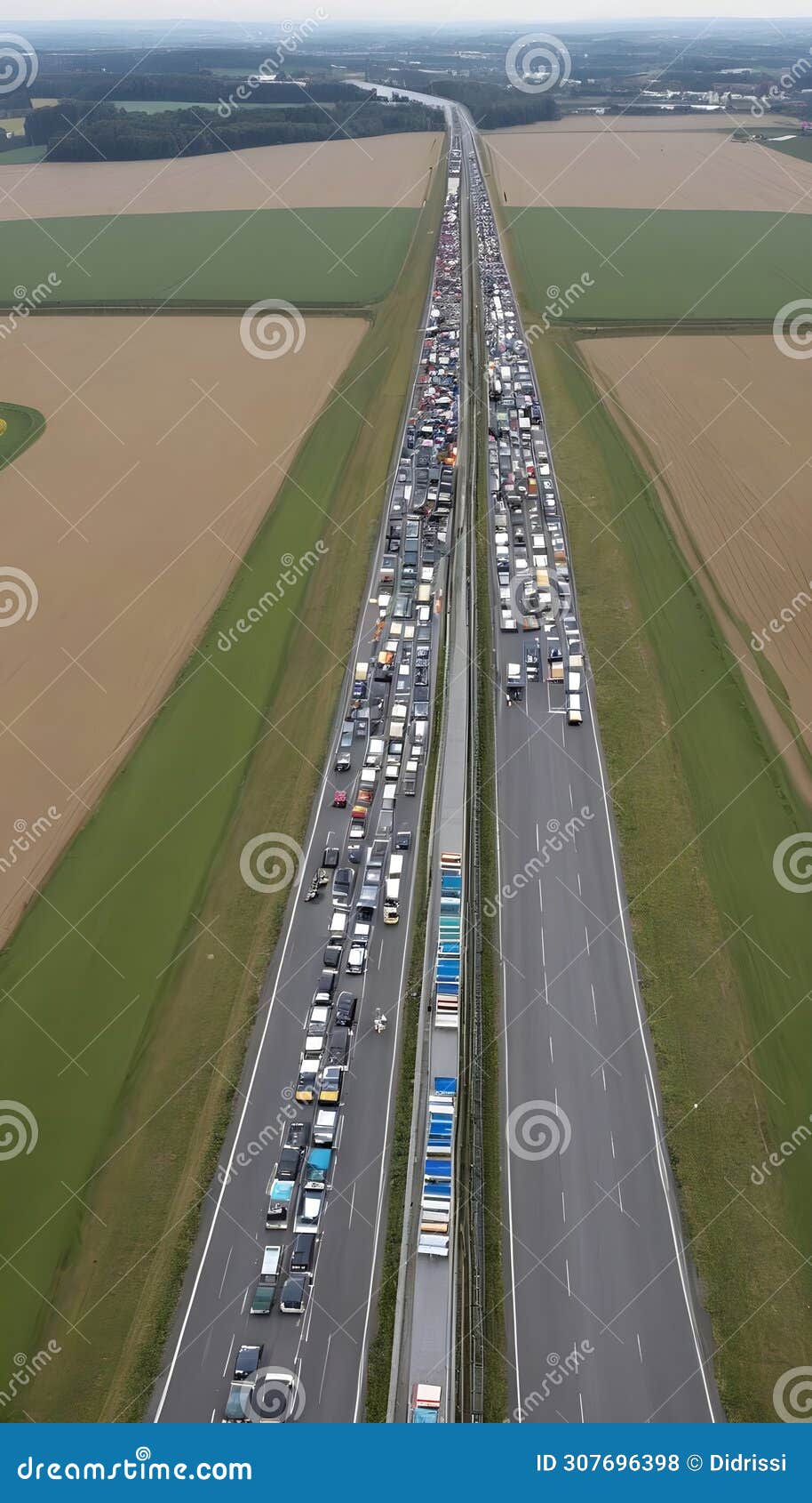 throughout the nationwide farmer protests in germany, access roads to the motorway were blocked.