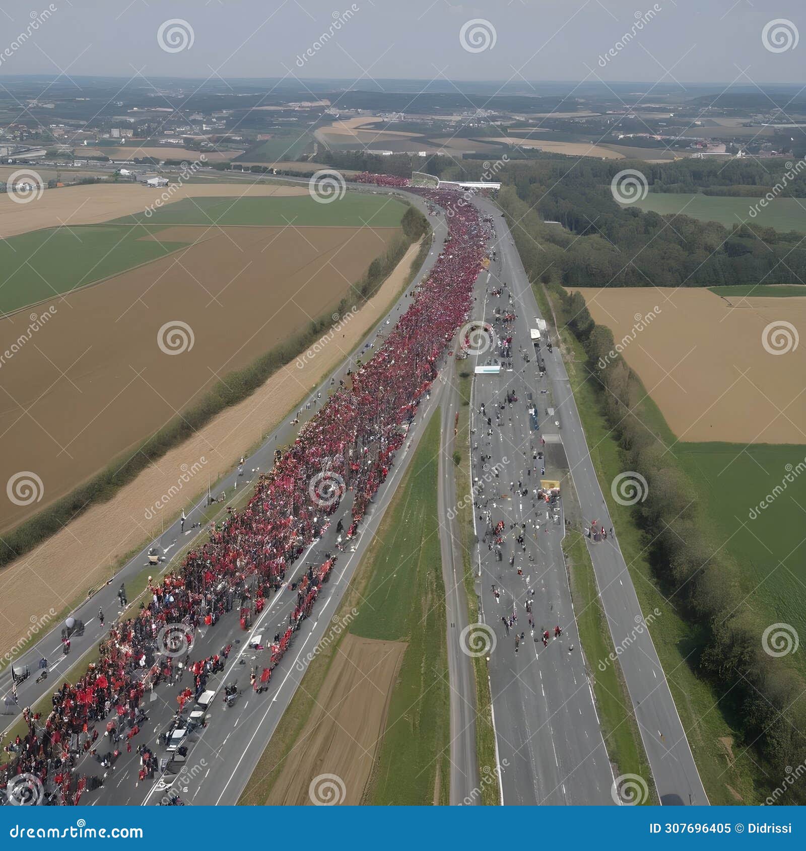 throughout the nationwide farmer protests in germany, access roads to the motorway were blocked.
