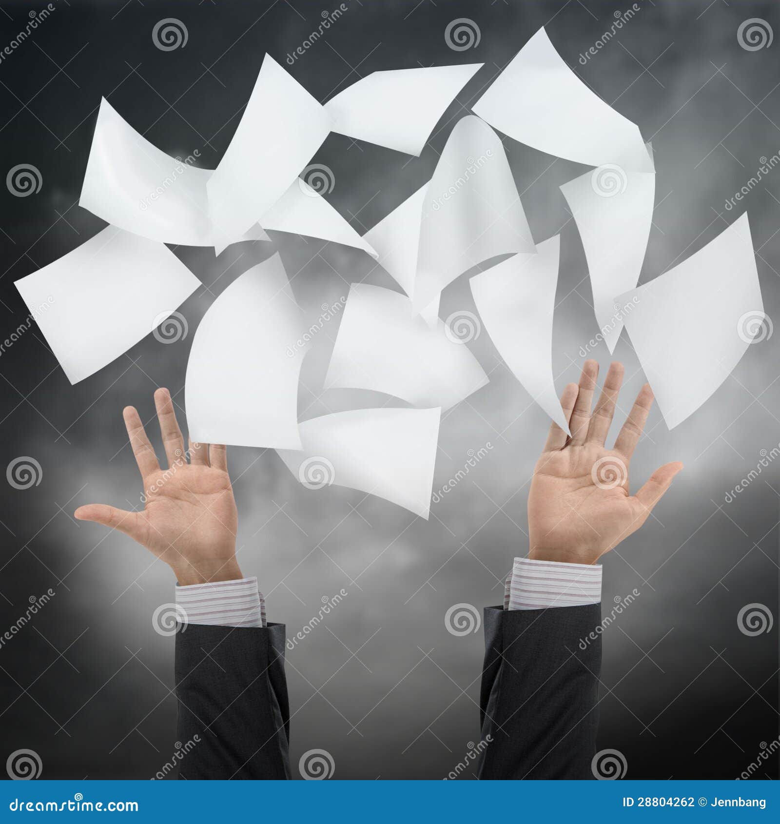 Throw paper stock illustration. Illustration of success 28804262