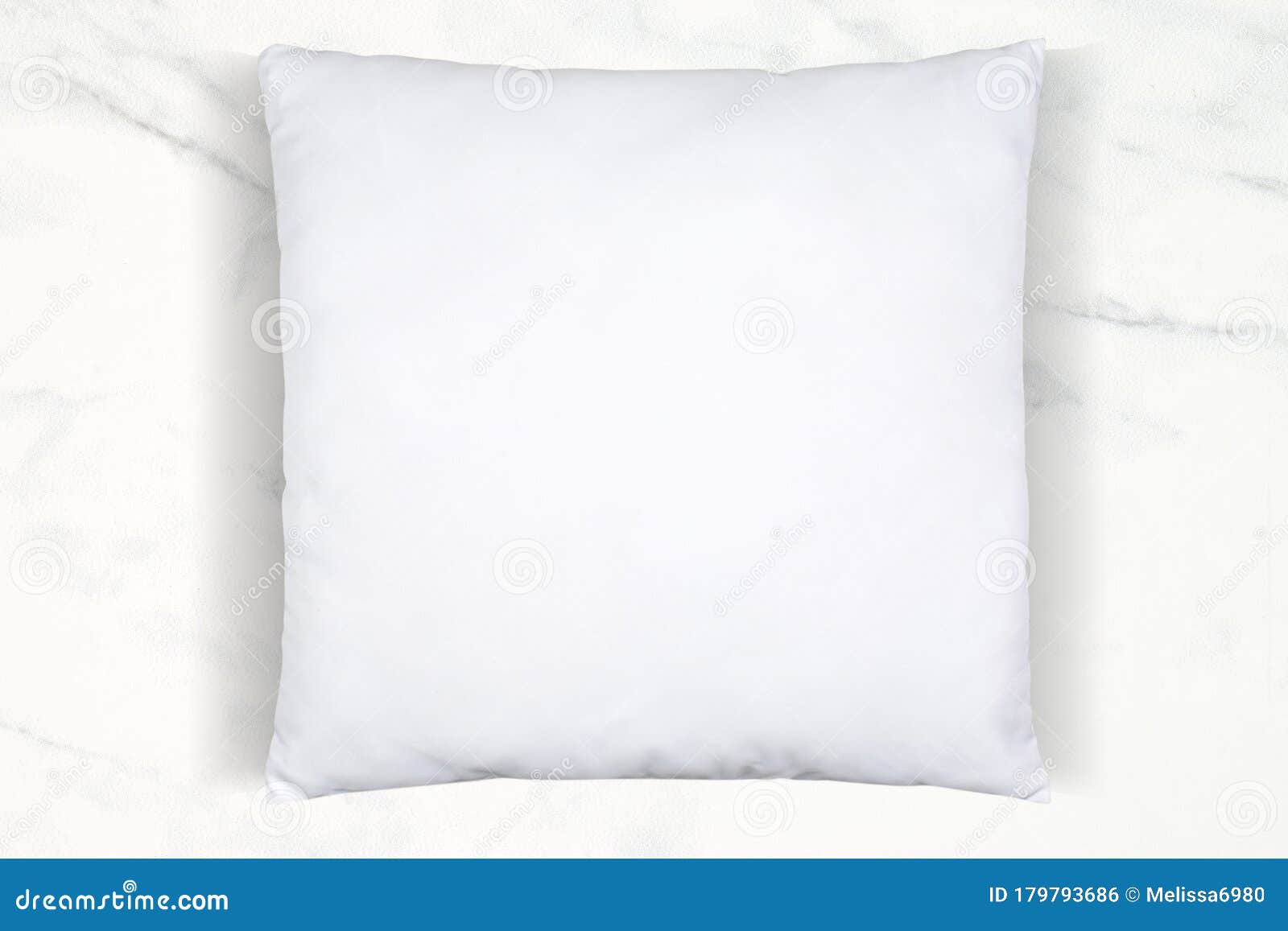 Download Throw Pillow Mockup On Elegant White Marble Background ...
