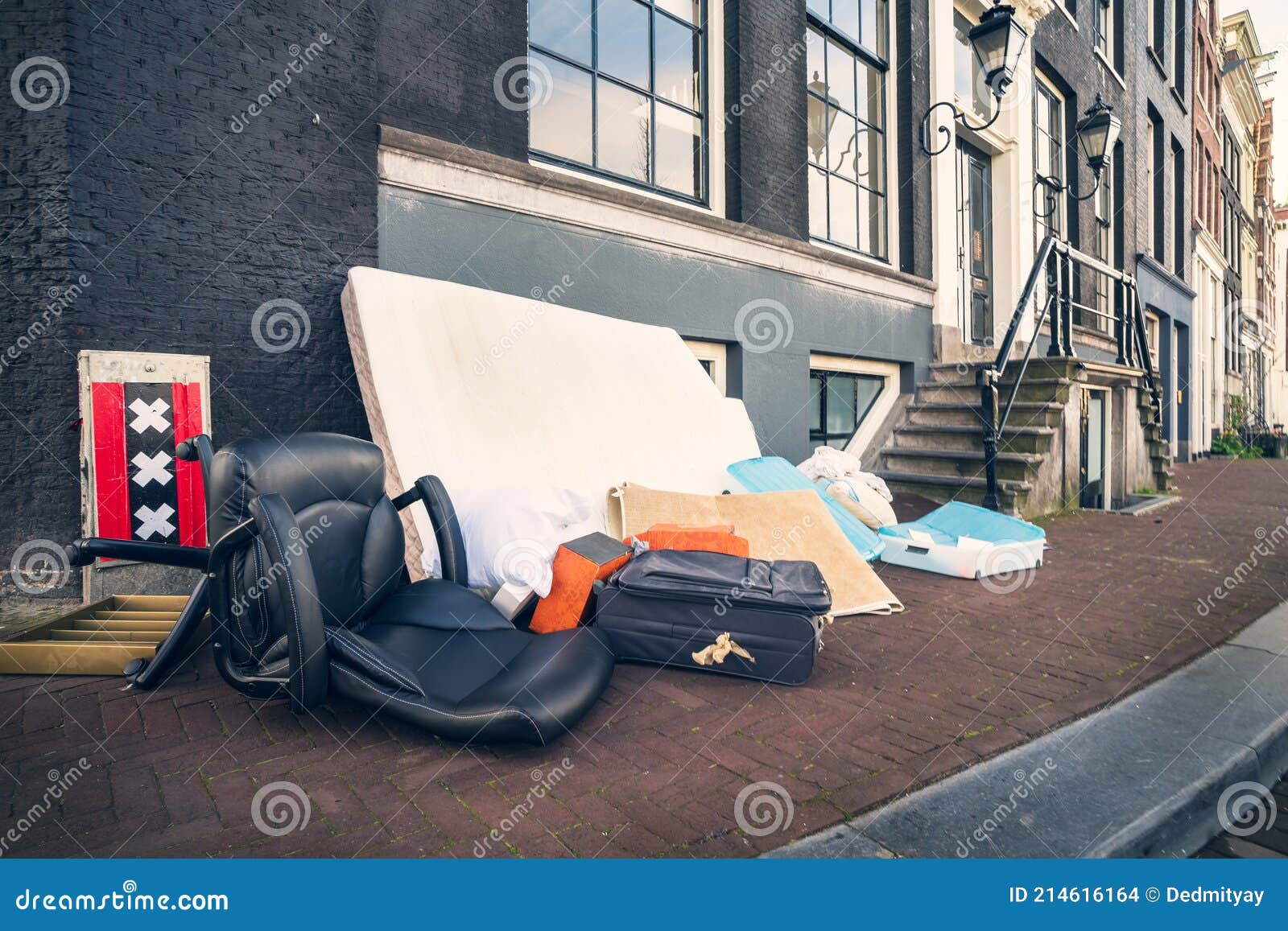 Throwing Away Unnecessary Things that Anyone Can Pick Up, Old Amsterdam Tradition, Netherlands