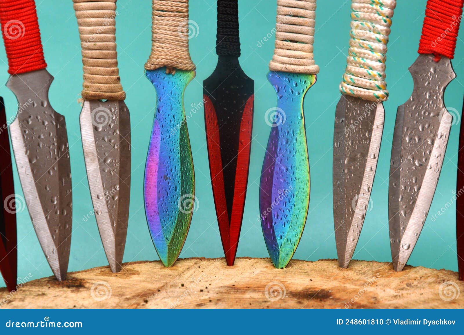 Throwing Knife stock photo. Image of dagger, circle 248601810