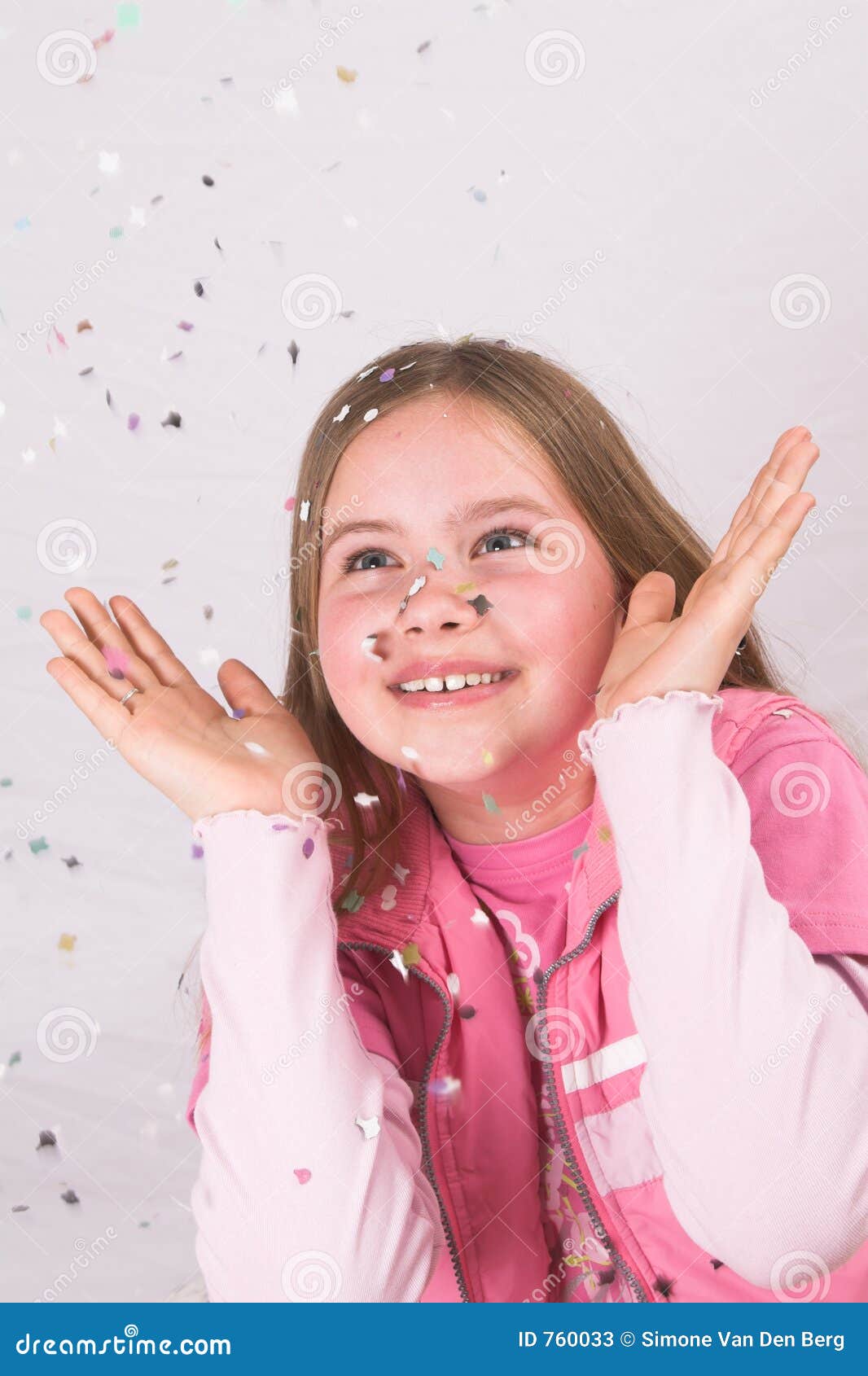 Throwing confetti stock image. Image of children, happiness 760033