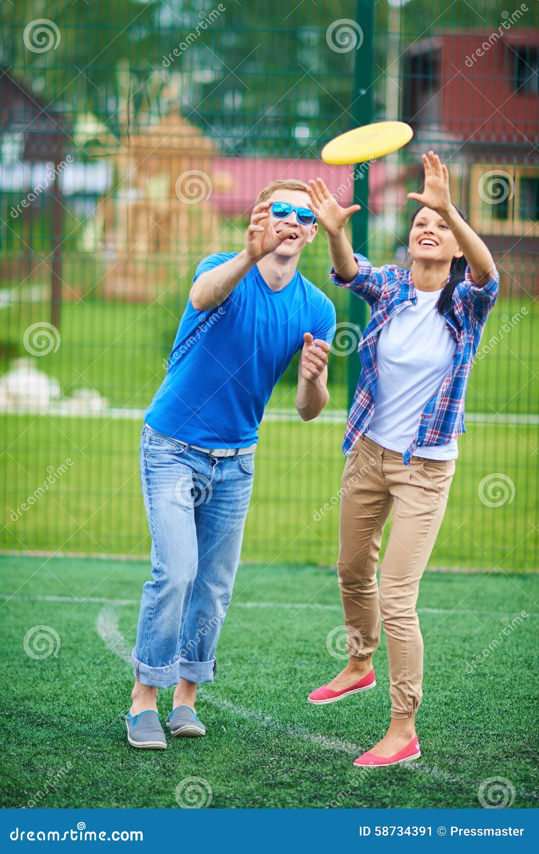 Throwing disc stock image. Image of hobby, adult, park 58734391