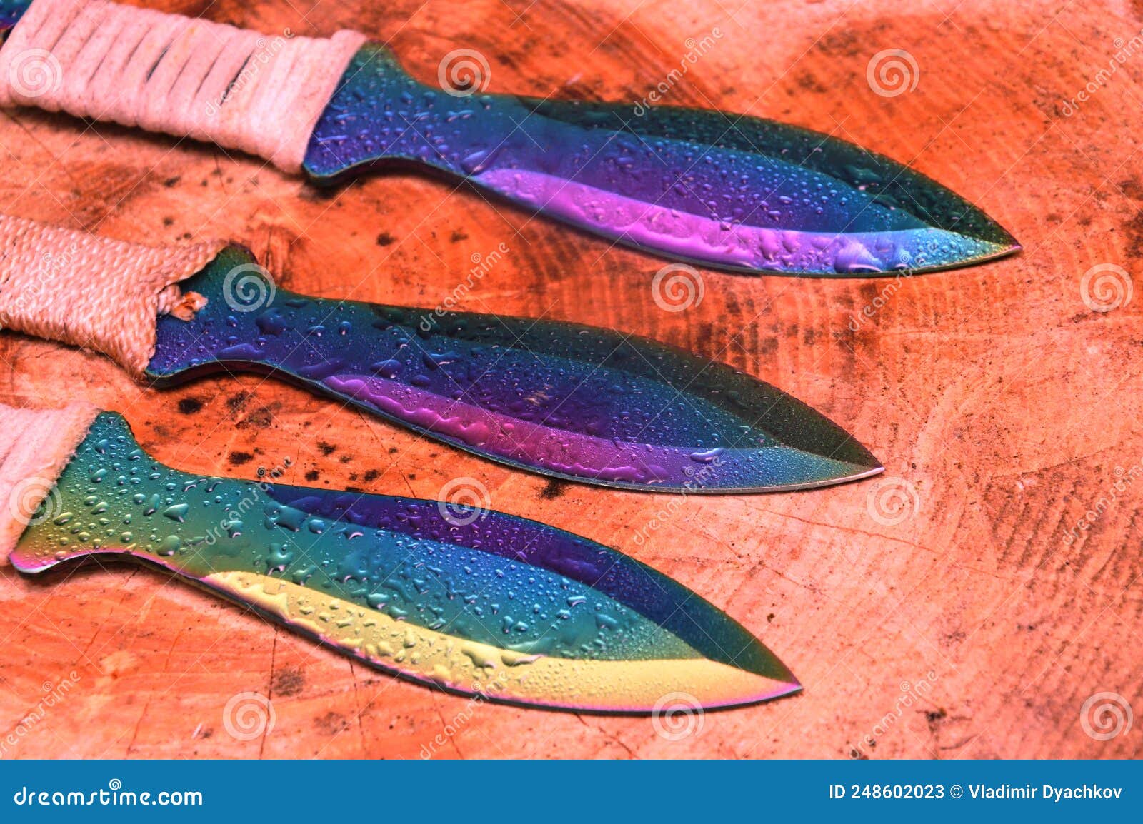 Throwing Knife stock image. Image of military, handle 248602023