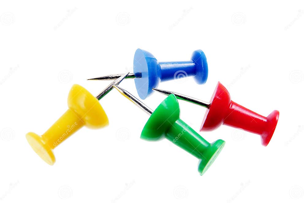 Thumb Tacks stock image. Image of white, still, push 22844401