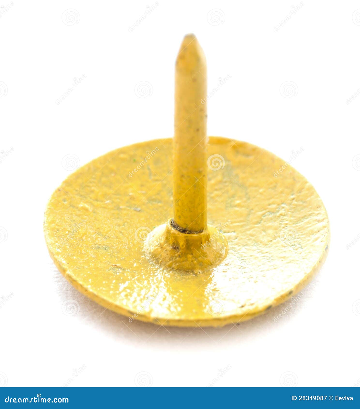 Thumbtacks on a White Background. Stock Image Image of abstract