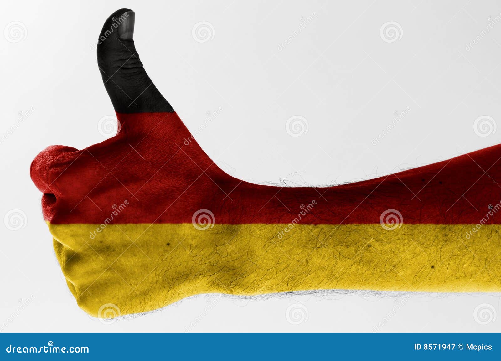 Thumb up germany stock image. Image of bank, prediction 8571947