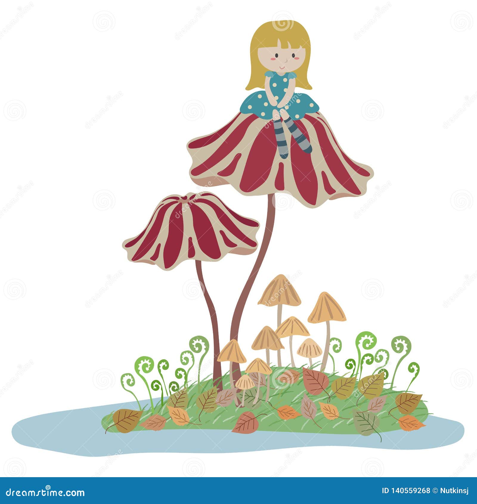 Thumbelina stock vector. Illustration of sweet, pastel - 140559268 Thumbelina stock vector. Illustration of sweet, pastel - 140559268