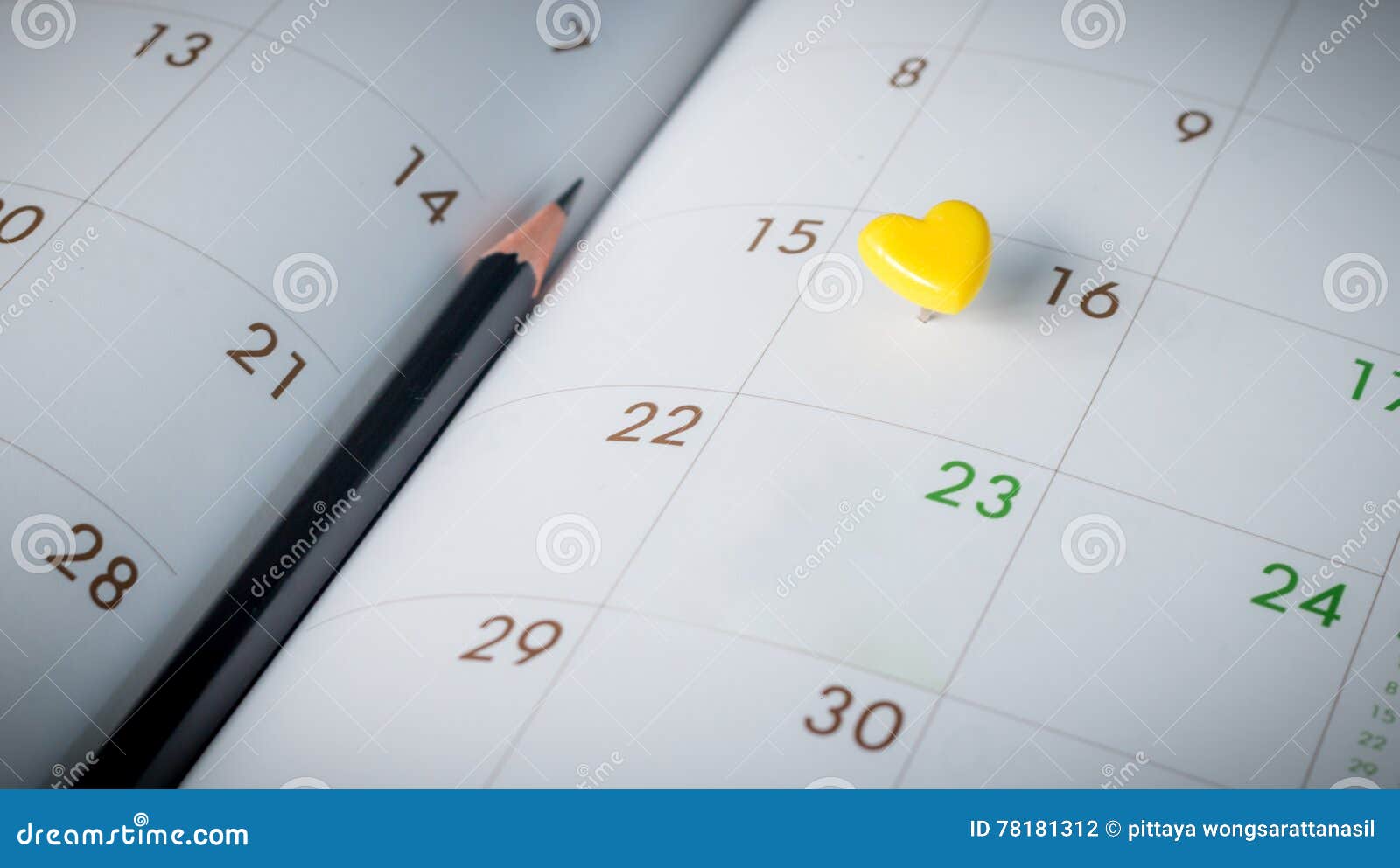Download Thumbtack In Calendar Concept Stock Photo - Image of ...