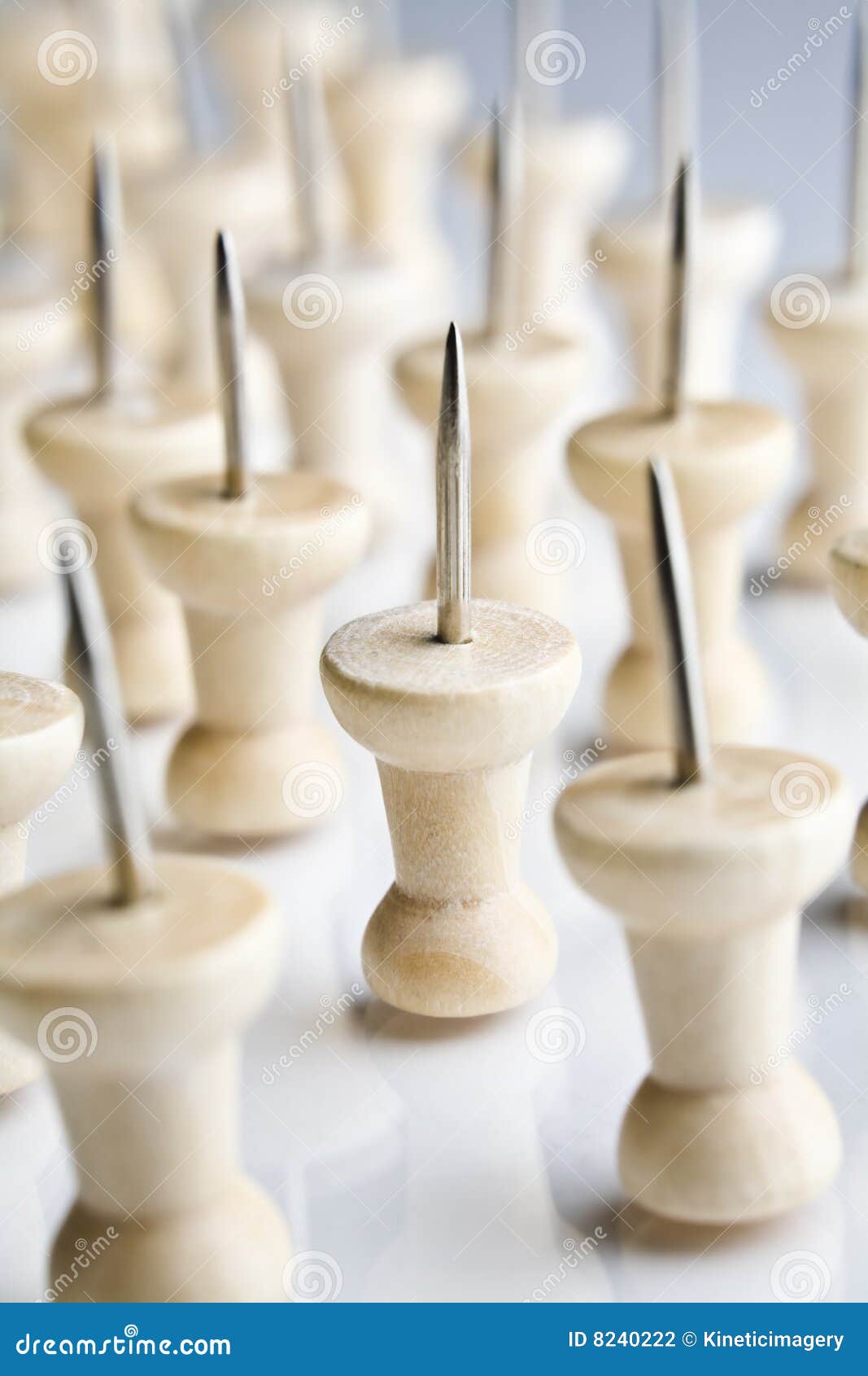 Thumbtacks stock photo. Image of dangerous, repetition 8240222
