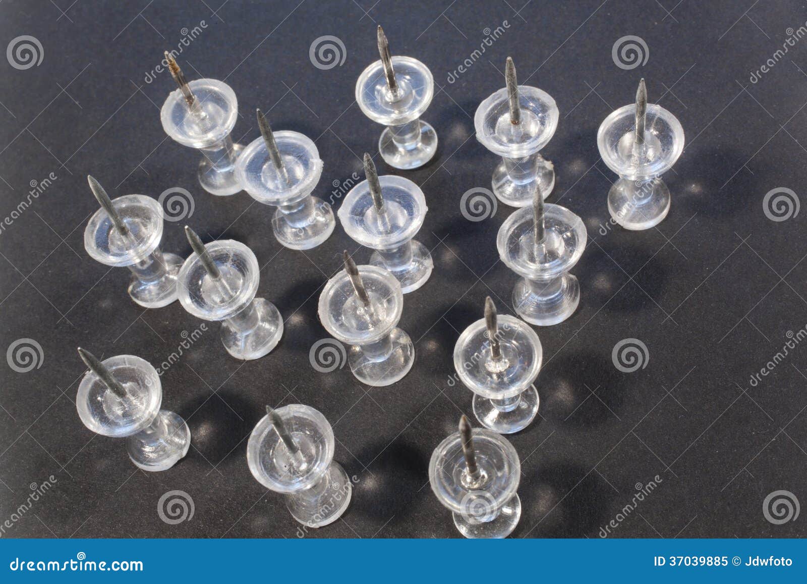 Thumbtacks stock image. Image of symbol, isolated, detail 37039885