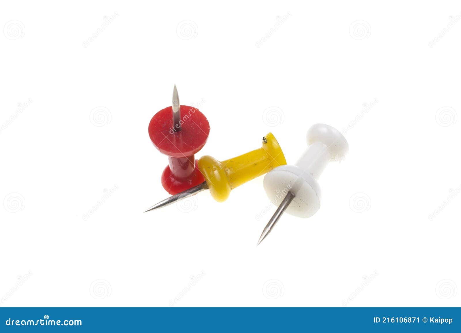 Thumbtacks stock image. Image of plastic, isolated, object 216106871