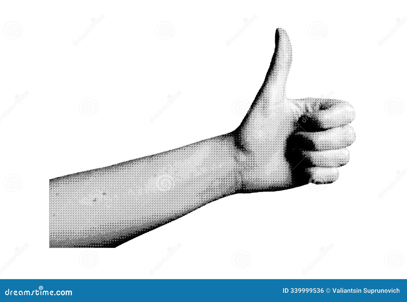 thumbup approve, thumb up sign. halftone style   on white background