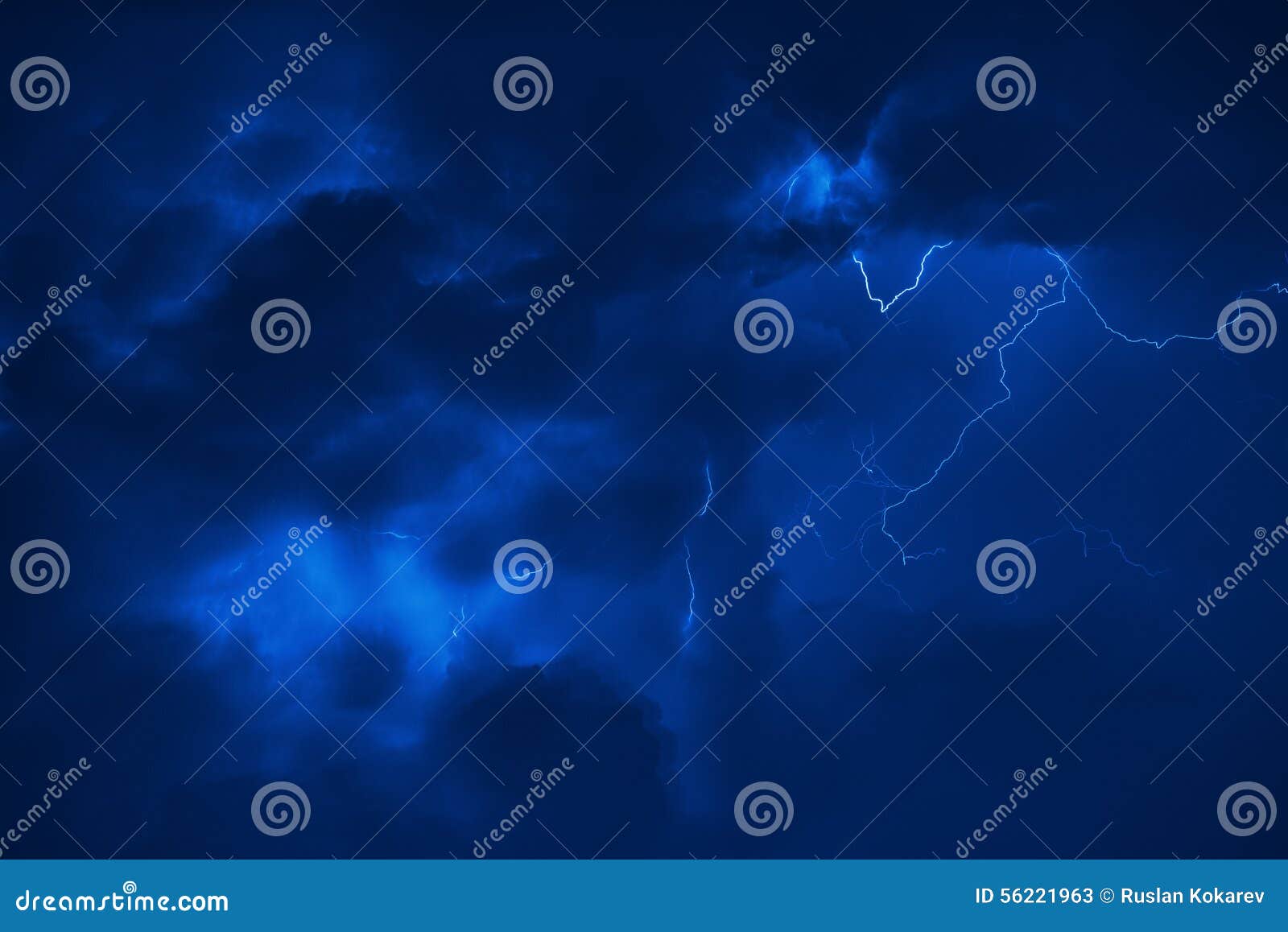 Thunder. stock image. Image of storm, dark, levin, thunder 56221963