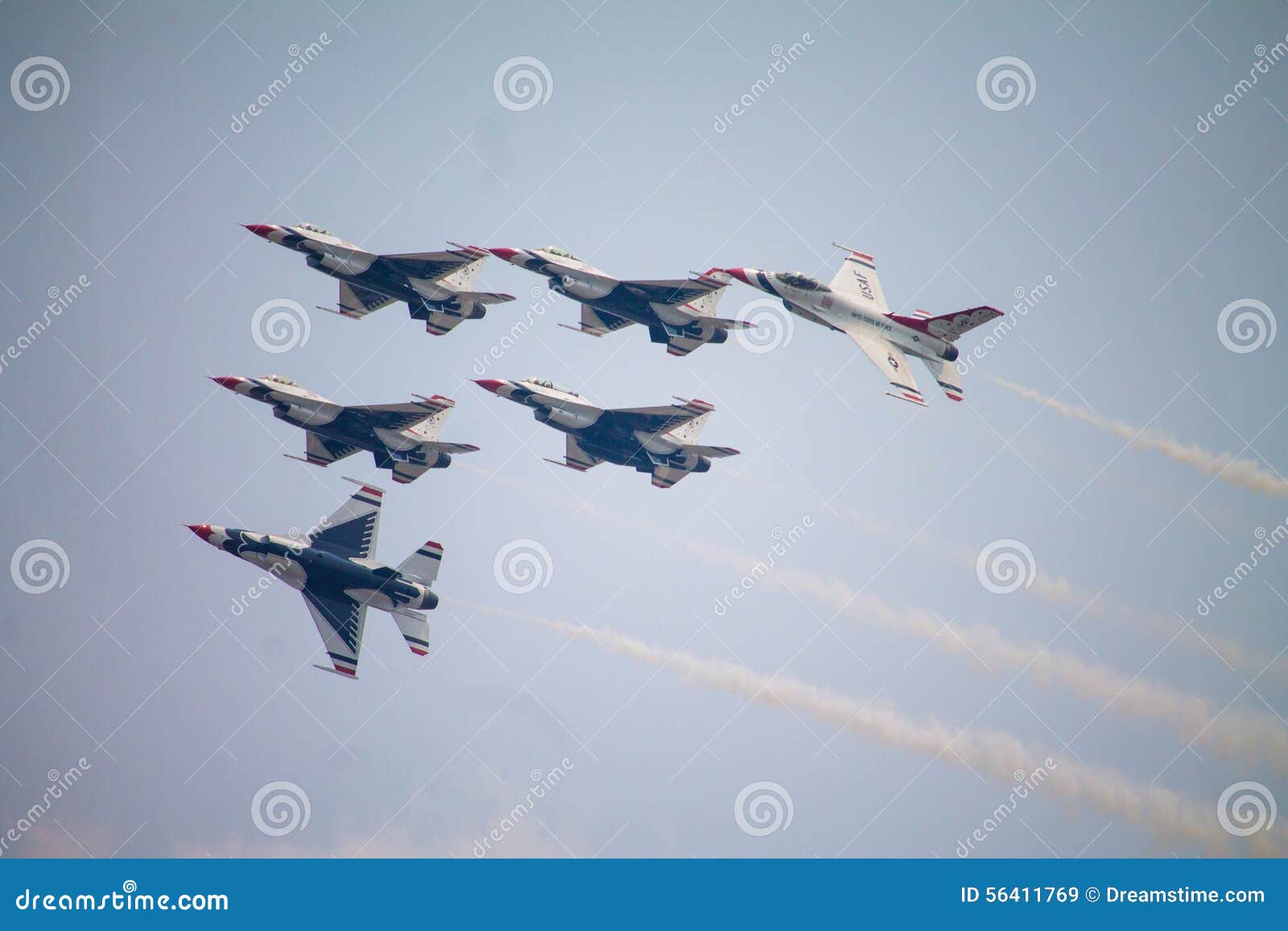 Thunderbirds Air Show editorial stock image. Image of entertainment