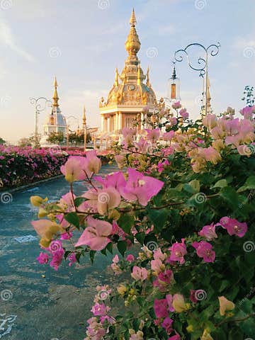 Thung Setthi Temple stock image. Image of landmark, park - 352280739