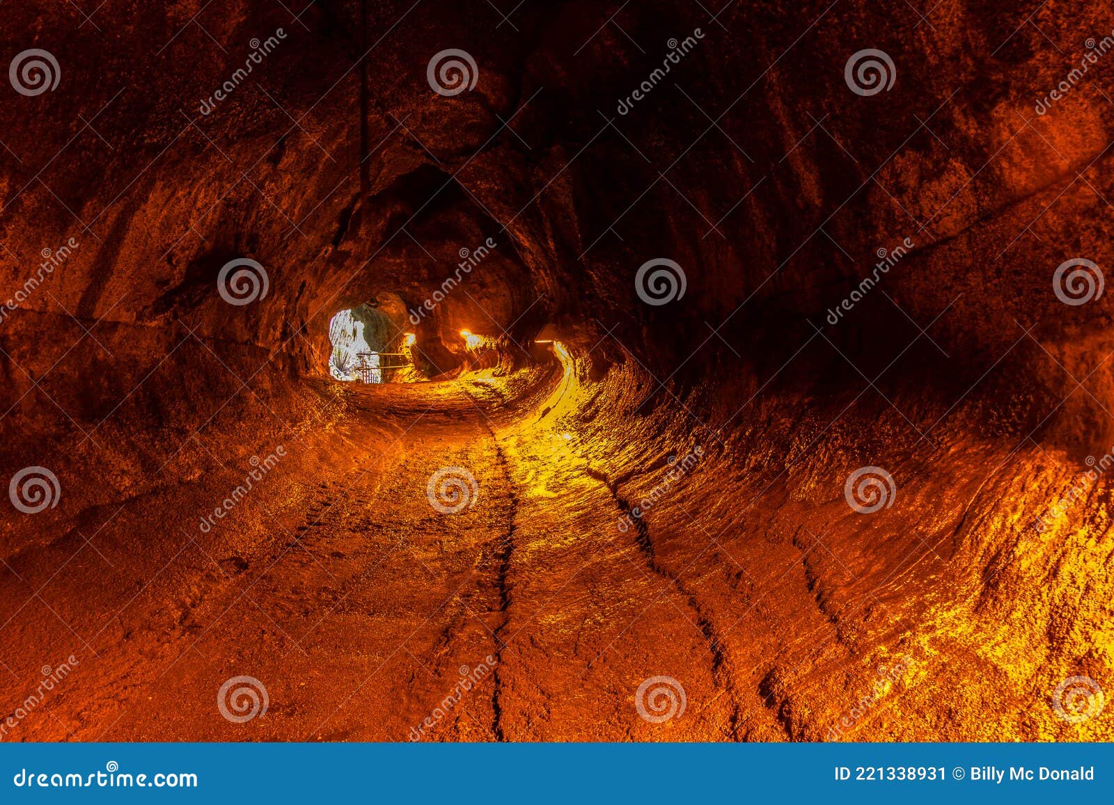 Nahuku Thurston Lava Tube Volcanoes National Park Stock Image Image