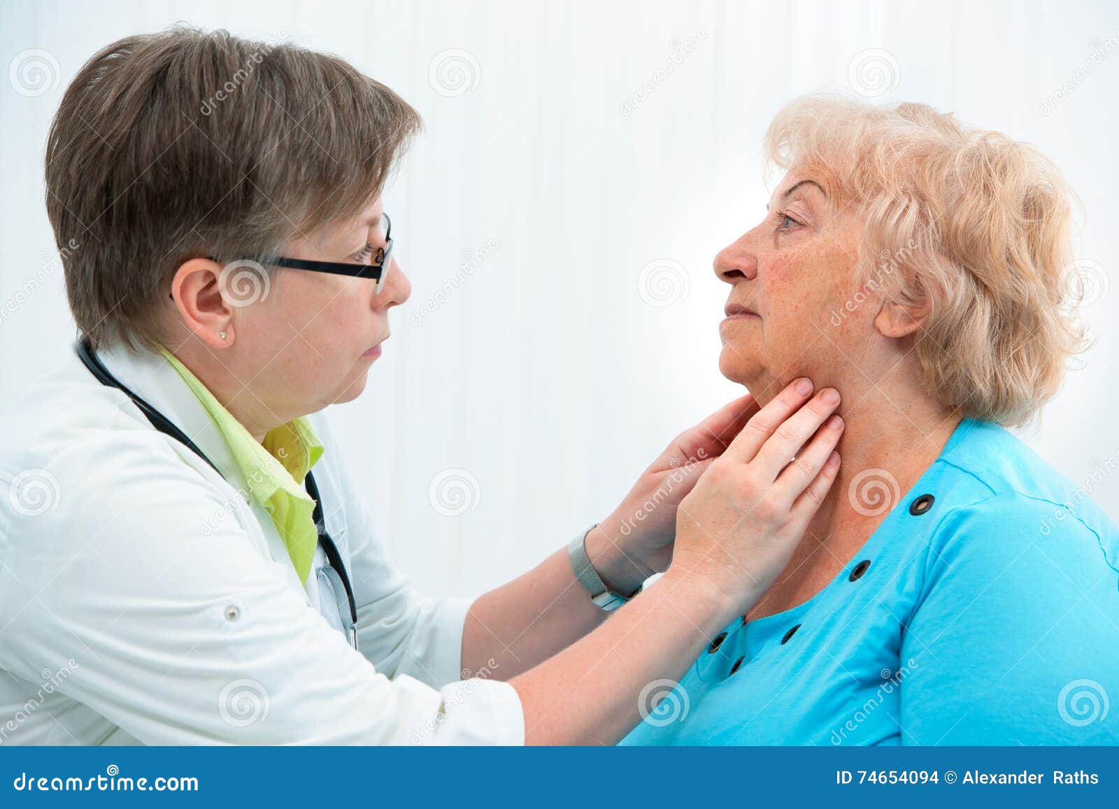 Thyroid Function Examination Stock Photo Image of diagnosis, nurse